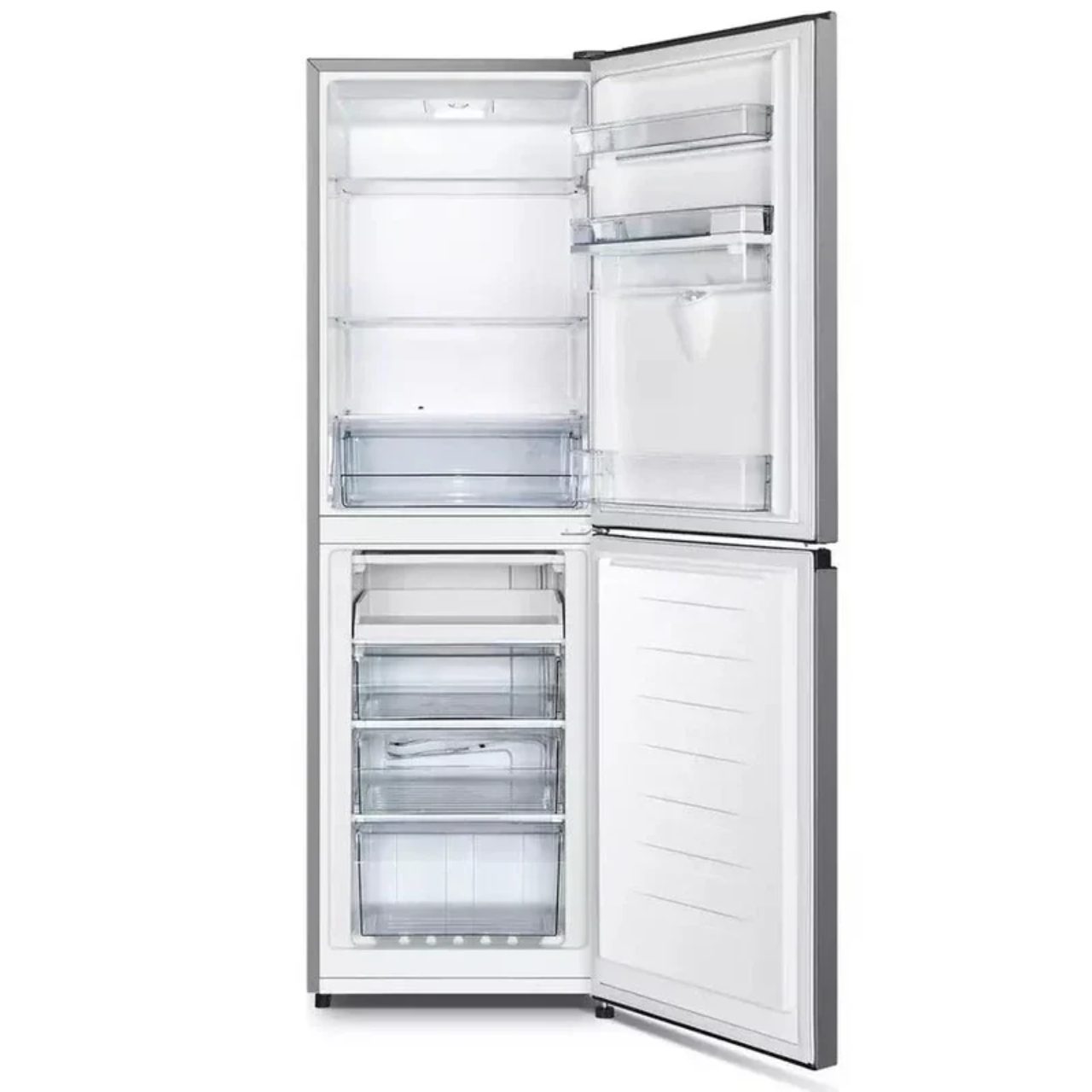 Fridgemaster MC55240DES Fridge Freezer - Silver (EX-DISPLAY/A)