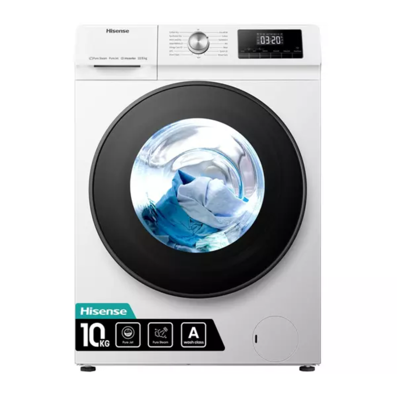 Hisense 3 Series WDQA1014EVJM 10Kg / 6Kg Washer Dryer with 1400 rpm - White (EX-DISPLAY/B)