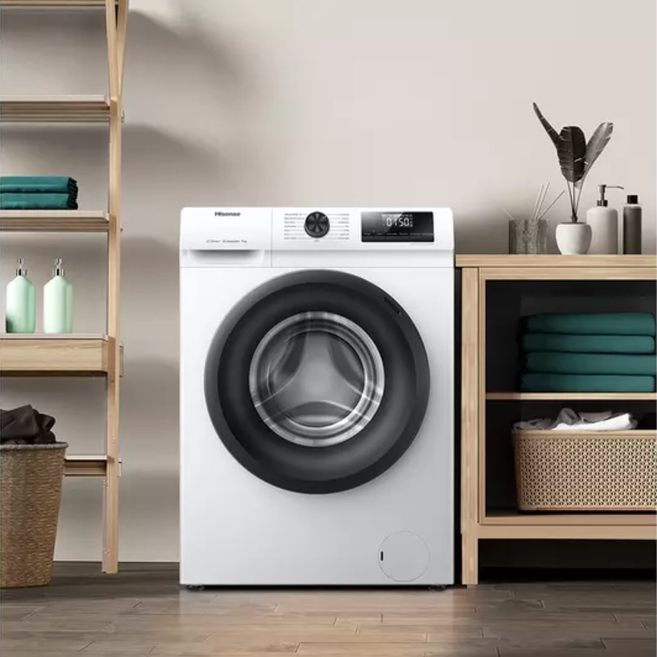 Hisense 3 Series 8Kg / 5Kg Washer Dryer with 1400 rpm WDQA8014EVJM - White (EX-DISPLAY/B)