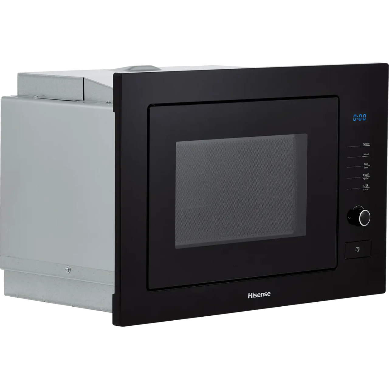 Hisense HB25MOBX7GUK 39cm High, Built In Small Microwave - Black (EX-DISPLAY/A)