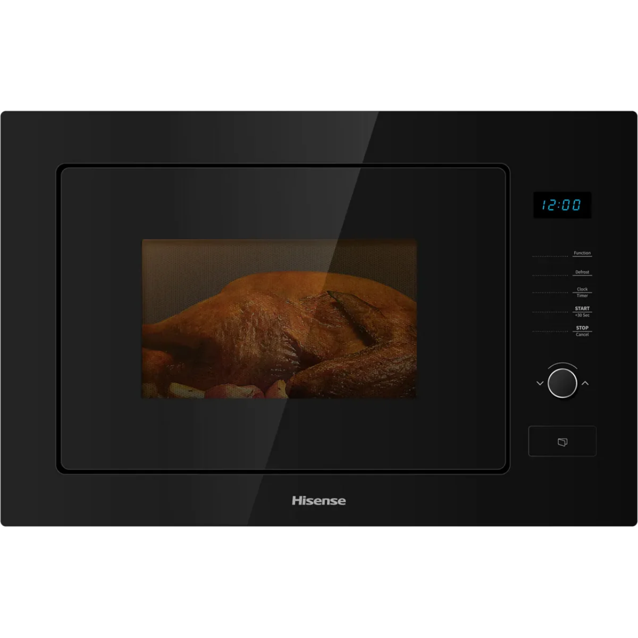 Hisense HB25MOBX7GUK 39cm High, Built In Small Microwave - Black (EX-DISPLAY/A)