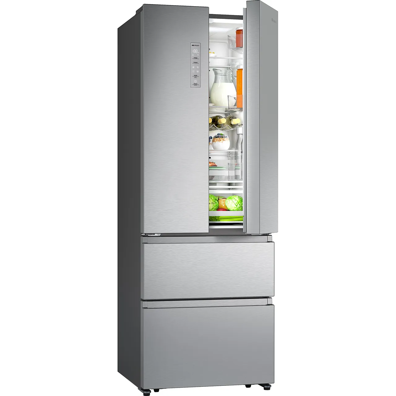 Hisense PureFlat RF632N4AIE1 Total No Frost Multi-door American Fridge Freezer - Stainless Steel look (EX-DISPLAY/B)
