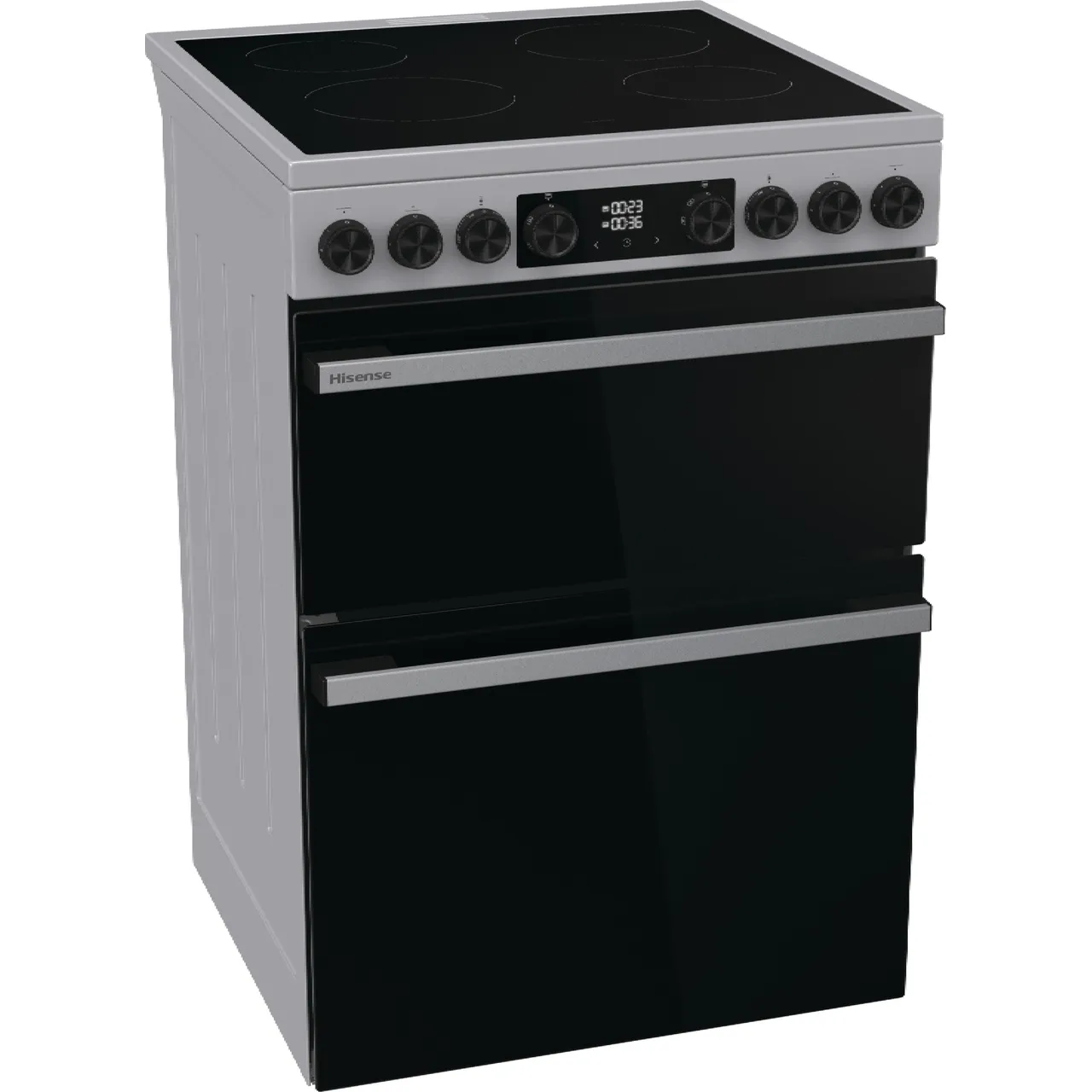 Hisense Hi6 Max HDCEC6C20X 60cm Electric Cooker with Ceramic Hob - Stainless Steel - A Rated (EX-DISPLAY/B)