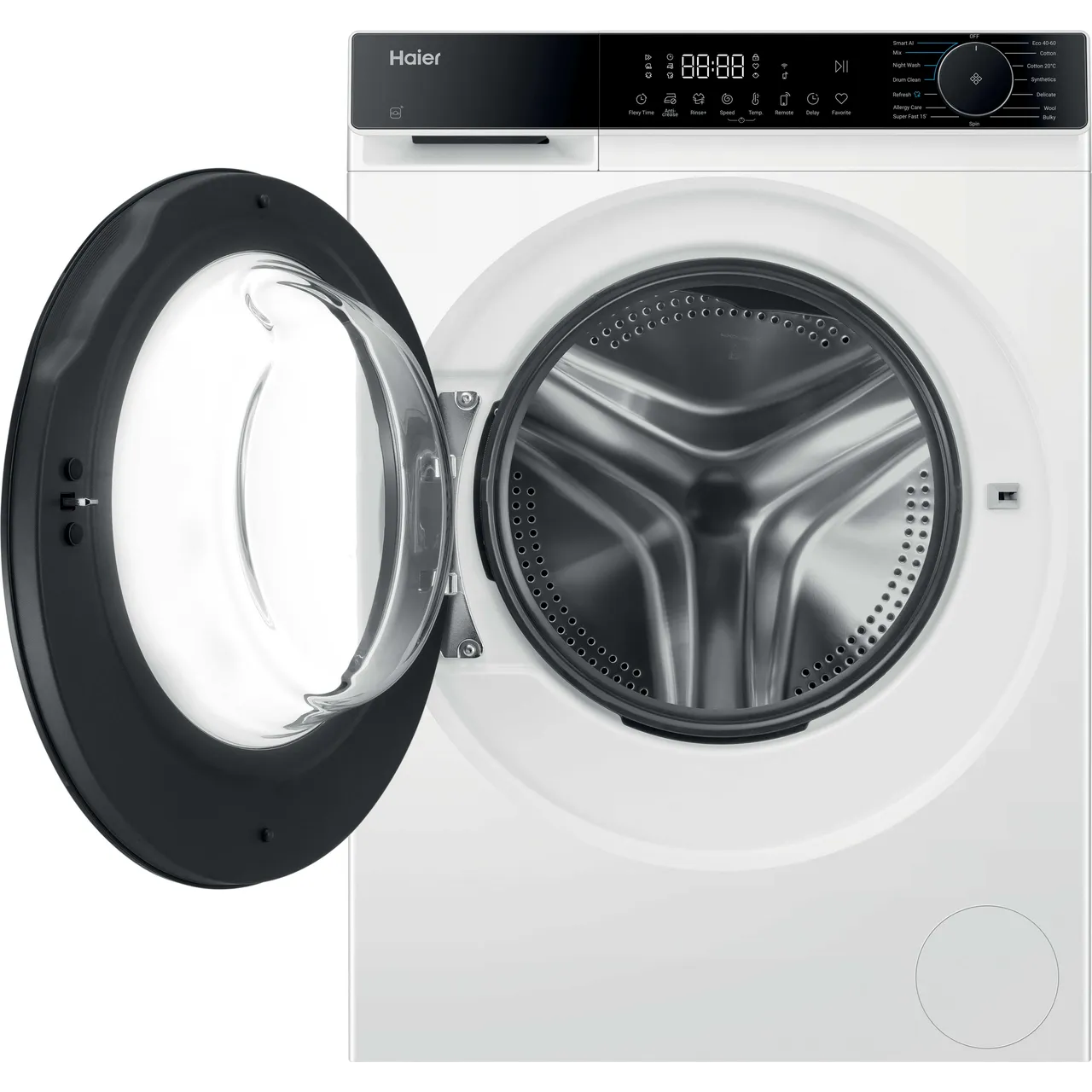 Haier X Series 5 HW90-BP14357TUUK 9kg WiFi Connected Washing Machine with 1400 rpm - White - A Rated (EX-DISPLAY/B)
