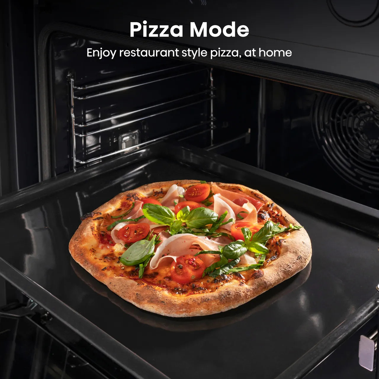 Hisense Hi6 BlackLine BSA66346ADBGUK Wifi Connected Built In Electric Single Oven - Jet Black - A+ Rated (EX-DISPLAY/C)