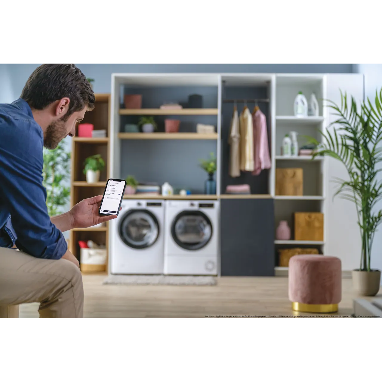 Hoover H-DRY 350 HRE H9N2TBE-80 Wifi Connected 9Kg Heat Pump Tumble Dryer - White - A++ Rated (EX-DISPLAY/C)