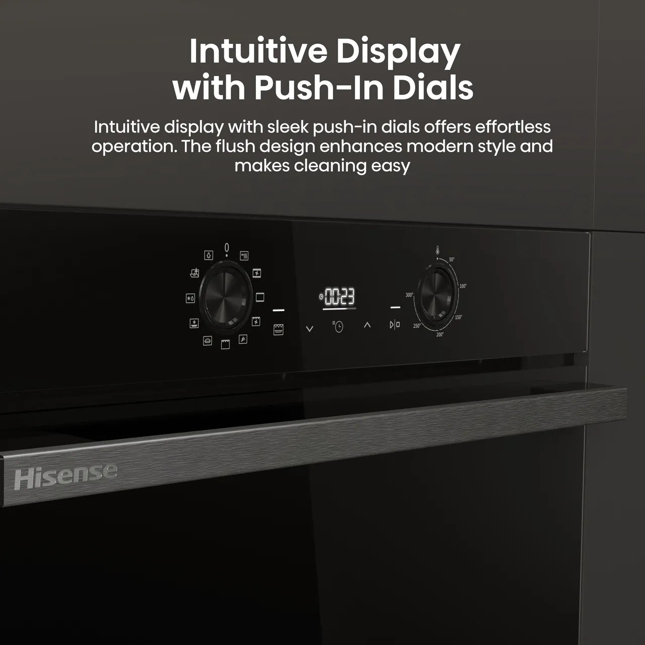 Hisense Hi2 BI622ABPGUK Built In Electric Single Oven - Jet Black - A Rated (EX-DISPLAY/A)