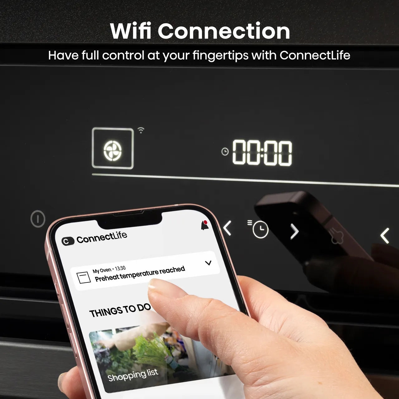 Hisense Hi6 BlackLine BSA66346ADBGUK Wifi Connected Built In Electric Single Oven - Jet Black - A+ Rated (EX-DISPLAY/C)