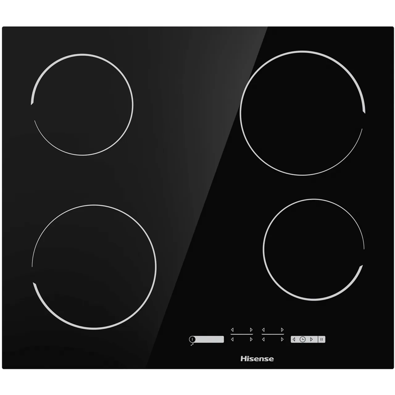 Hisense E6432C 60cm Ceramic Hob - Black