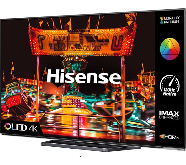HISENSE 65A9HTUK 65" Smart 4K Ultra HD HDR OLED TV with Google Assistant & Alexa