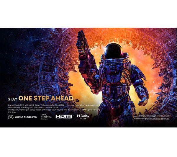 HISENSE 65A9HTUK 65" Smart 4K Ultra HD HDR OLED TV with Google Assistant & Alexa