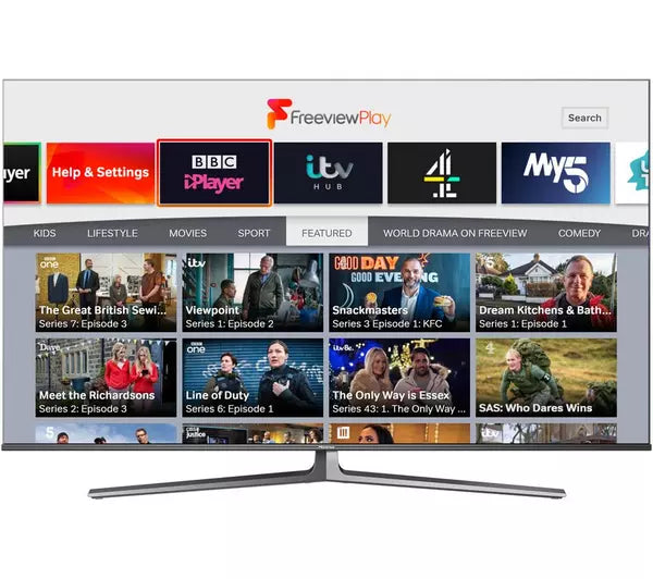 HISENSE 65U8GQTUK 65" Smart 4K Ultra HD HDR QLED TV with Alexa & Google Assistant