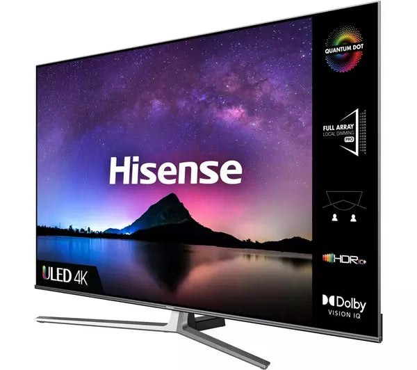 HISENSE 65U8GQTUK 65" Smart 4K Ultra HD HDR QLED TV with Alexa & Google Assistant